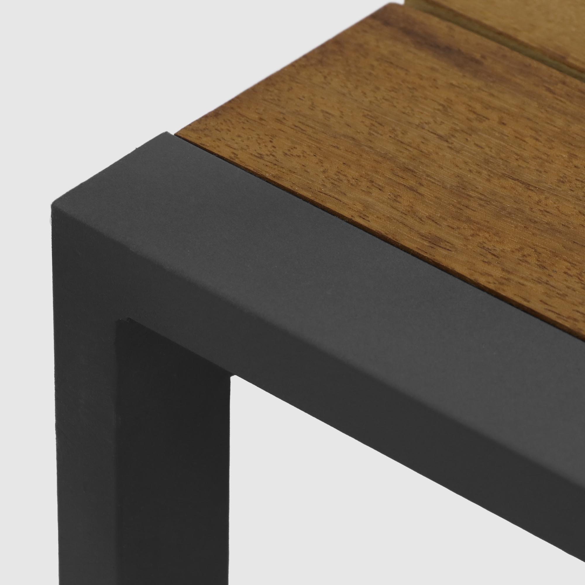 Комплект мебели Emek garden столик и два шезлонга 3 предмета, цвет черный - фото 7