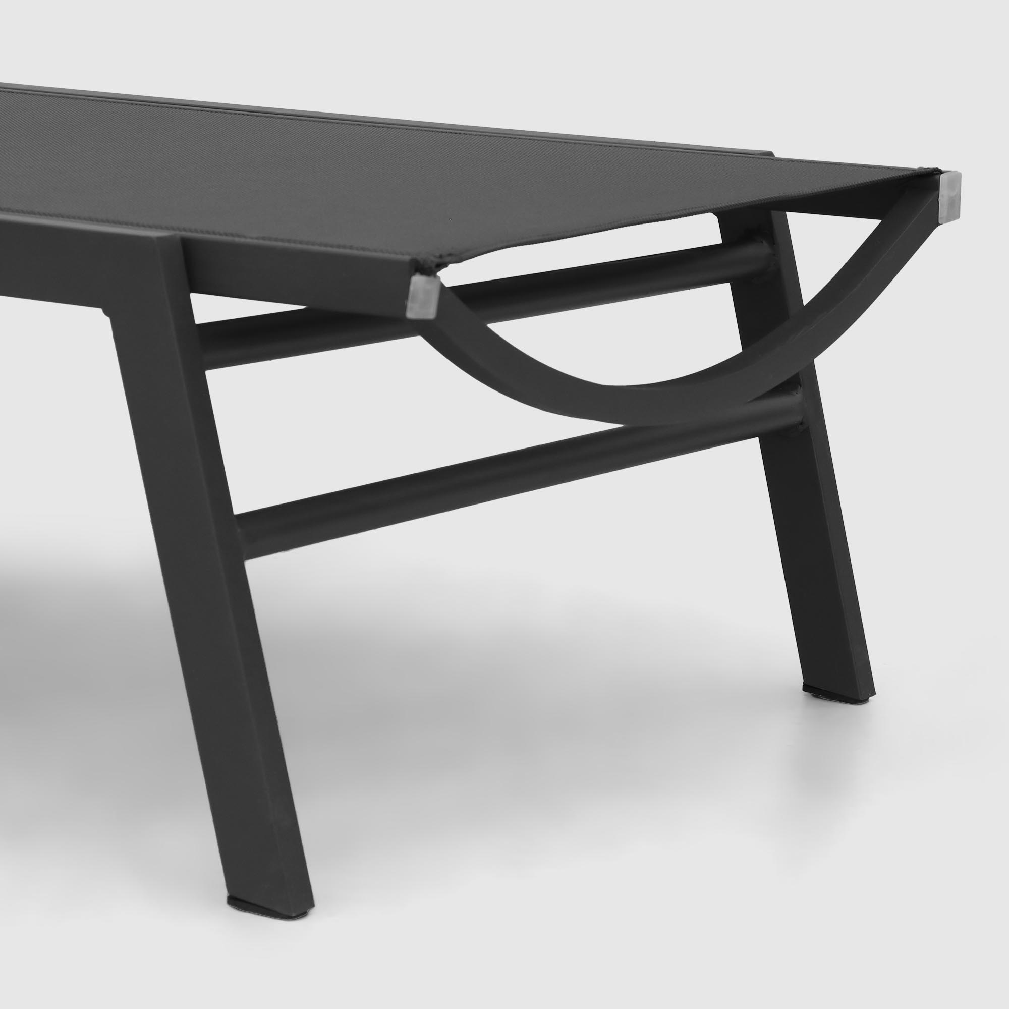 Комплект мебели Emek garden столик и два шезлонга 3 предмета, цвет черный - фото 10