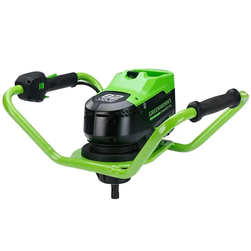 фото Мотобур greenworks gc-auger 82v аккумуляторный, без аккумулятора и зарядного устройства