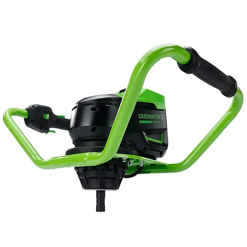 фото Мотобур greenworks gc-auger 82v аккумуляторный, без аккумулятора и зарядного устройства