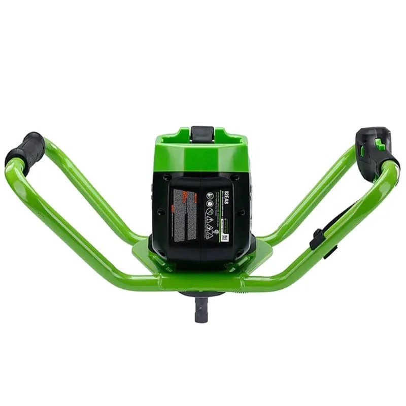 фото Мотобур greenworks gc-auger 82v аккумуляторный, без аккумулятора и зарядного устройства