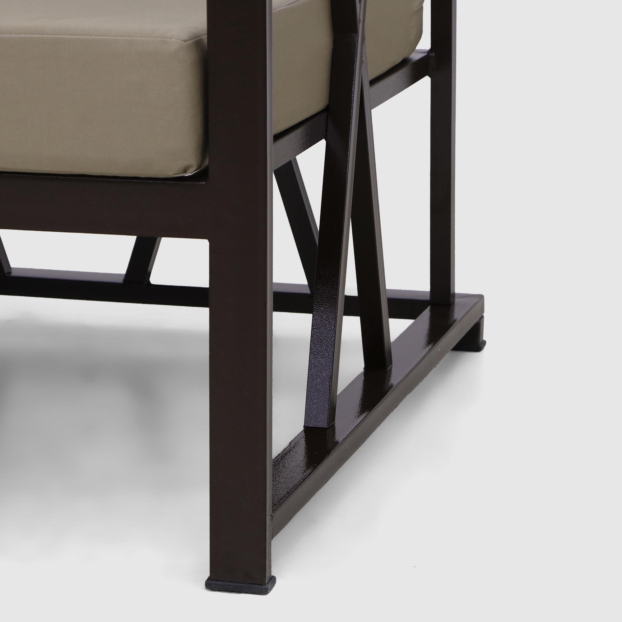 Комплект мебели Ns Rattan Atlantik 4 предмета, цвет черный, размер 180х70х65 - фото 8