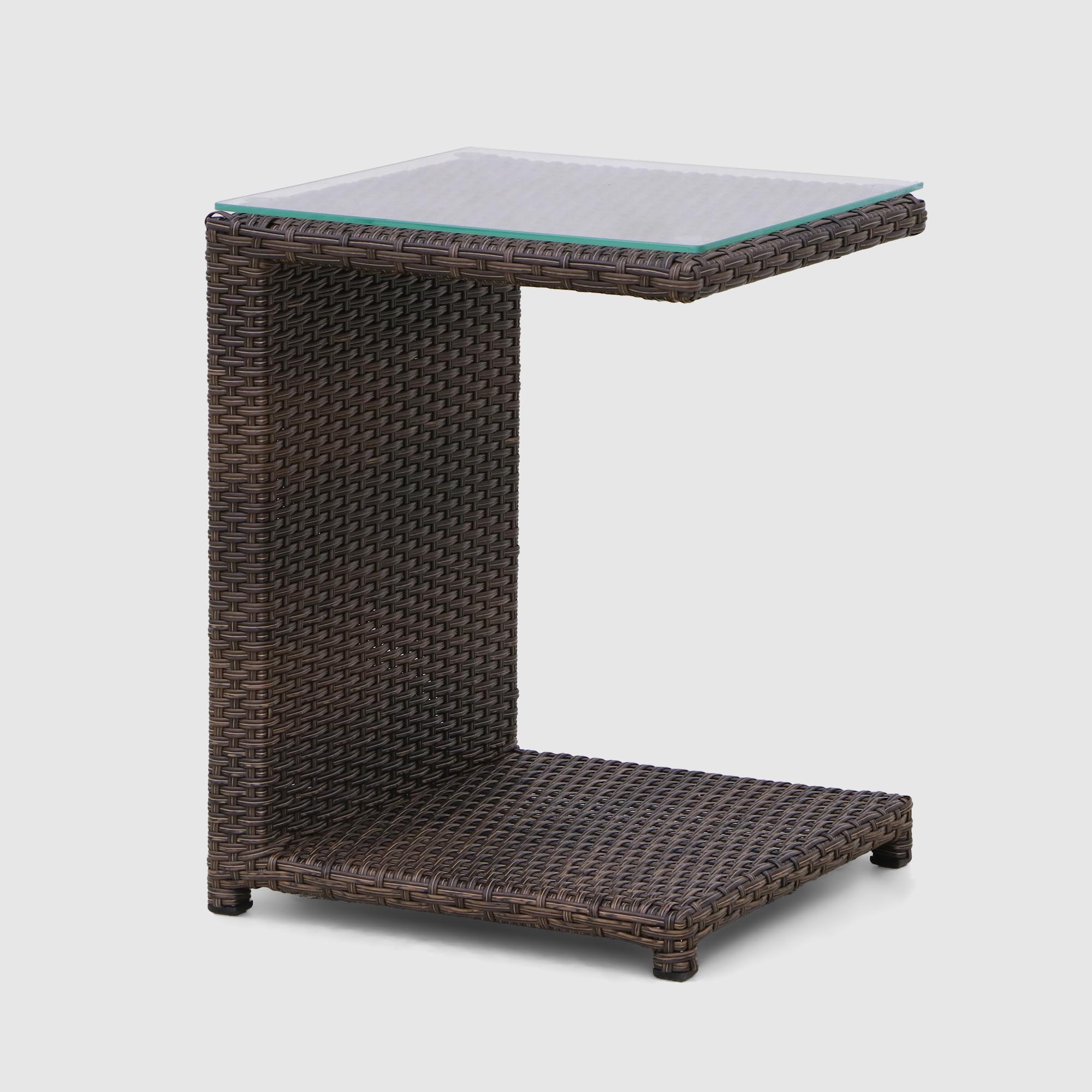 Комплект мебели Ns Rattan шезлонги и приставной столик 3 предмета, цвет коричневый - фото 6