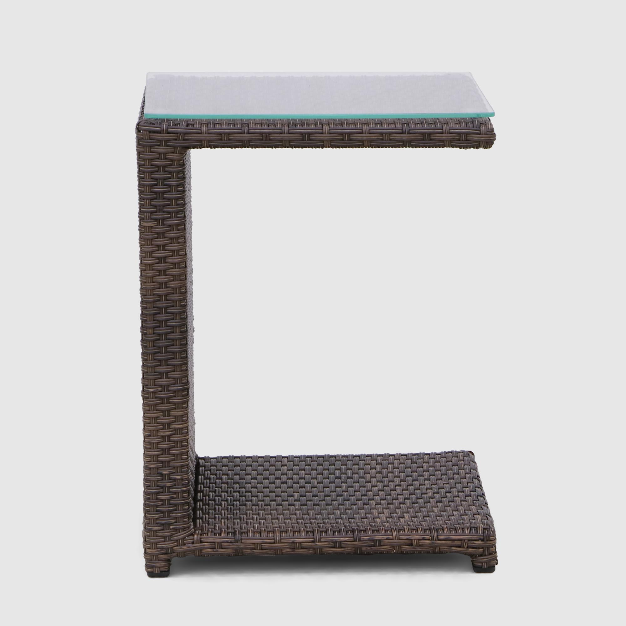 Комплект мебели Ns Rattan шезлонги и приставной столик 3 предмета, цвет коричневый - фото 7