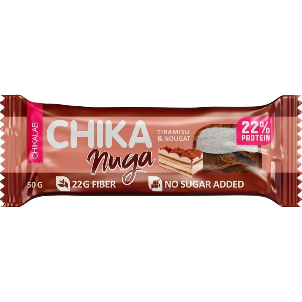 Батончик протеиновый ChikaLab Nuga тирамису 50 г