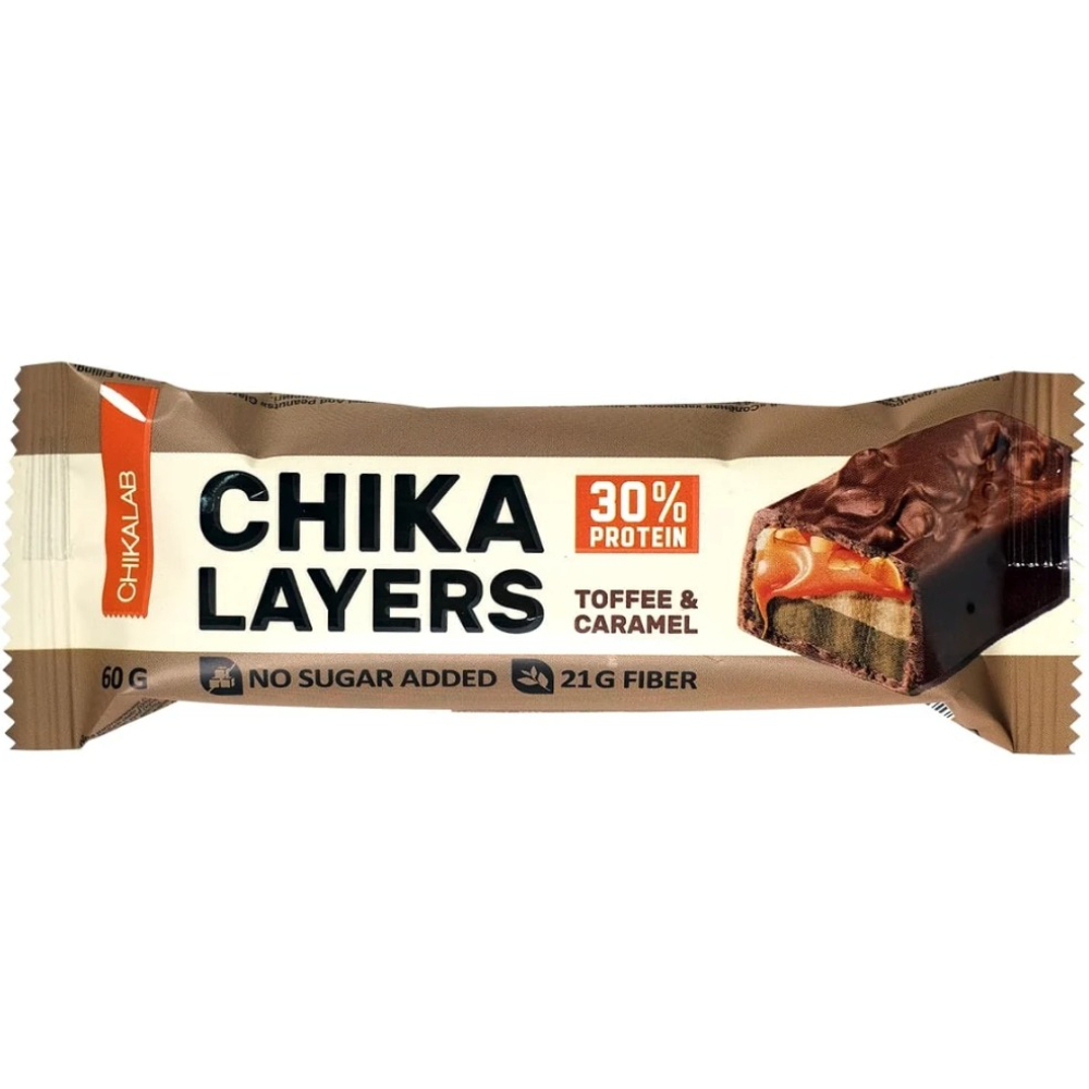 

Батончик протеиновый ChikaLab Chika Layers глазированный солёная карамель и арахис 60 г