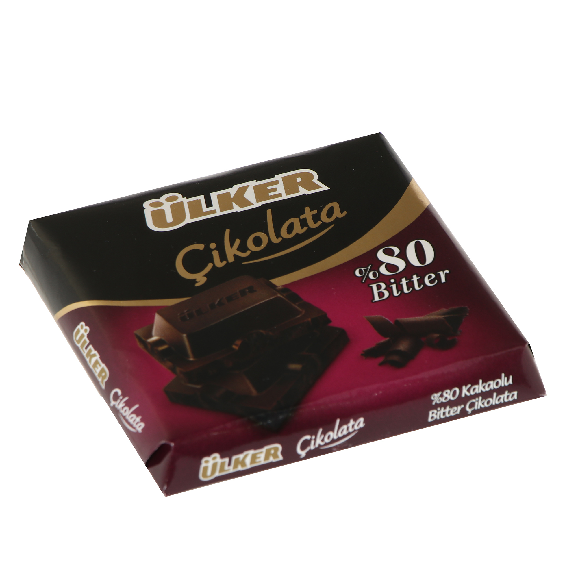 Шоколад темный Ulker 80% какао 60 г шоколад vivani органический темный шоколад с солеными карамельными хлопьями майорка 62% какао 80 г