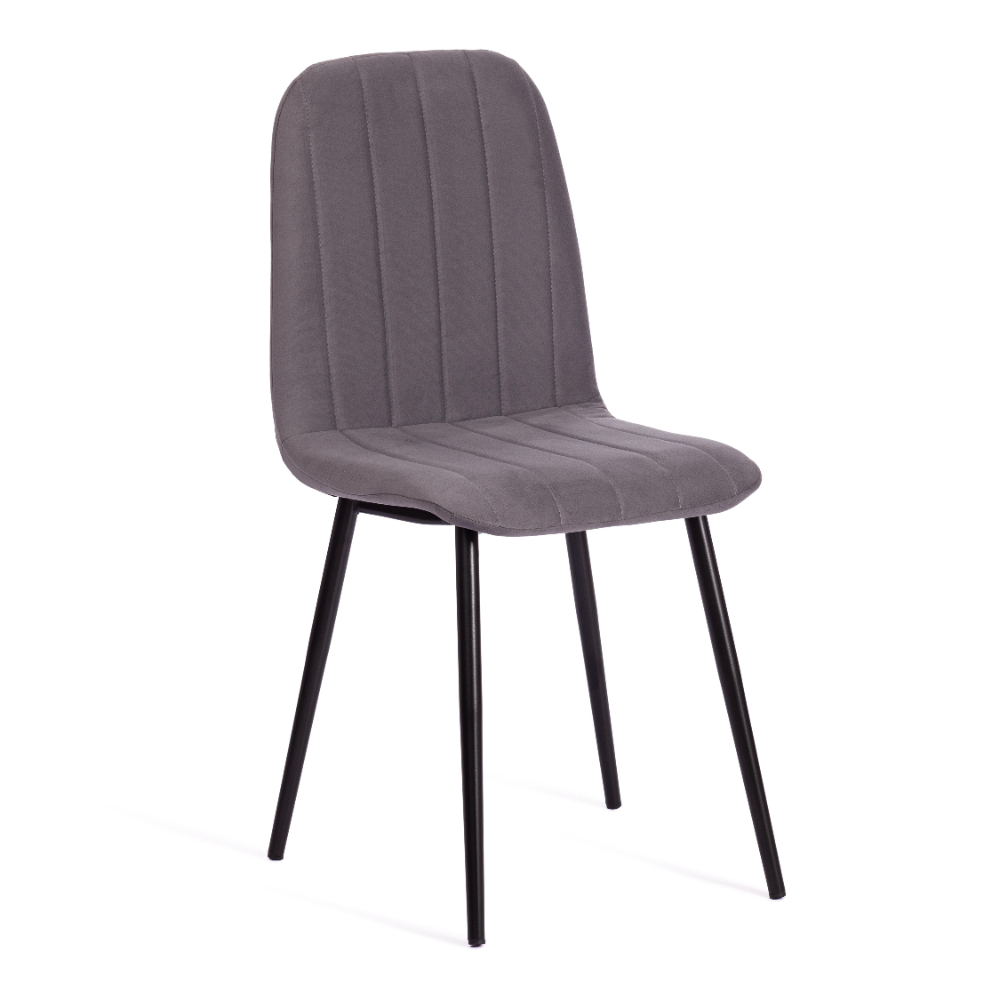Стул ТС велюр темно-серый с черным 46х52х88 см барный стул седа велюр темно серый