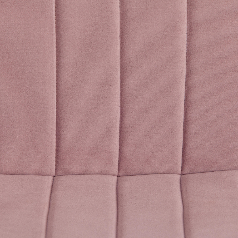 Стул ТС велюр пыльно-розовый с белым 46х52х88 см, цвет белый - фото 8