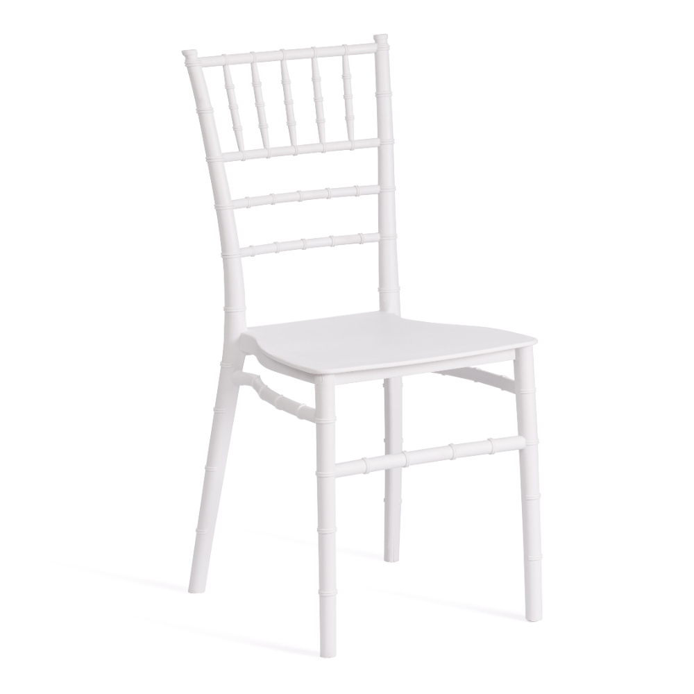 Стул ТС пластиковый белый 40,5х49х88,5 см пластиковый стул garden story