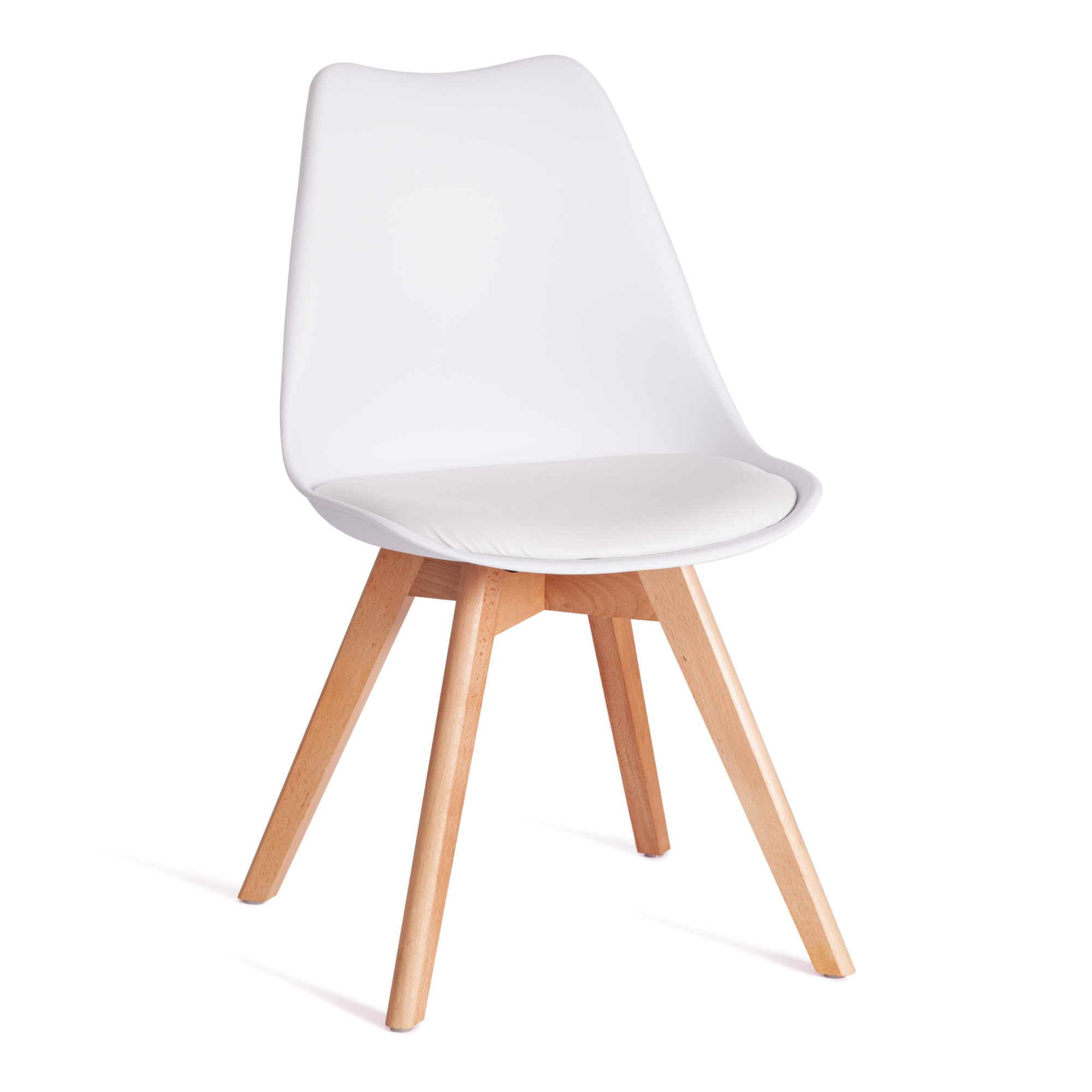 стул для кухни harbour пластик серый ножки дерево Стул ТС белый из дерева, пластика, экокожи 47,5x55x80 см