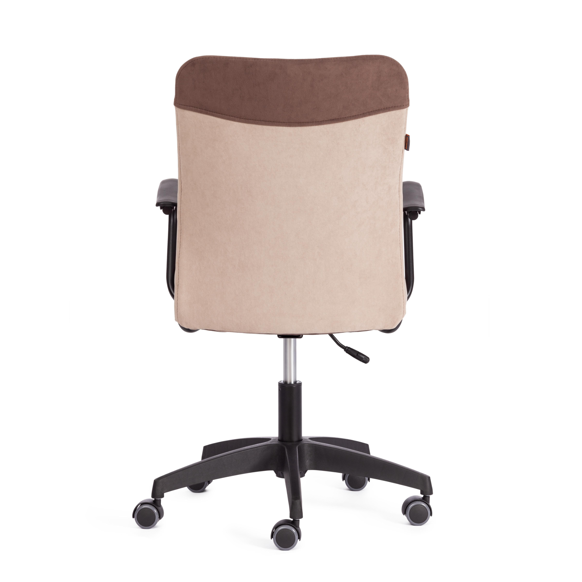 Кресло ТС Fly флок 6/7 коричневое с бежевым, цвет черный - фото 6