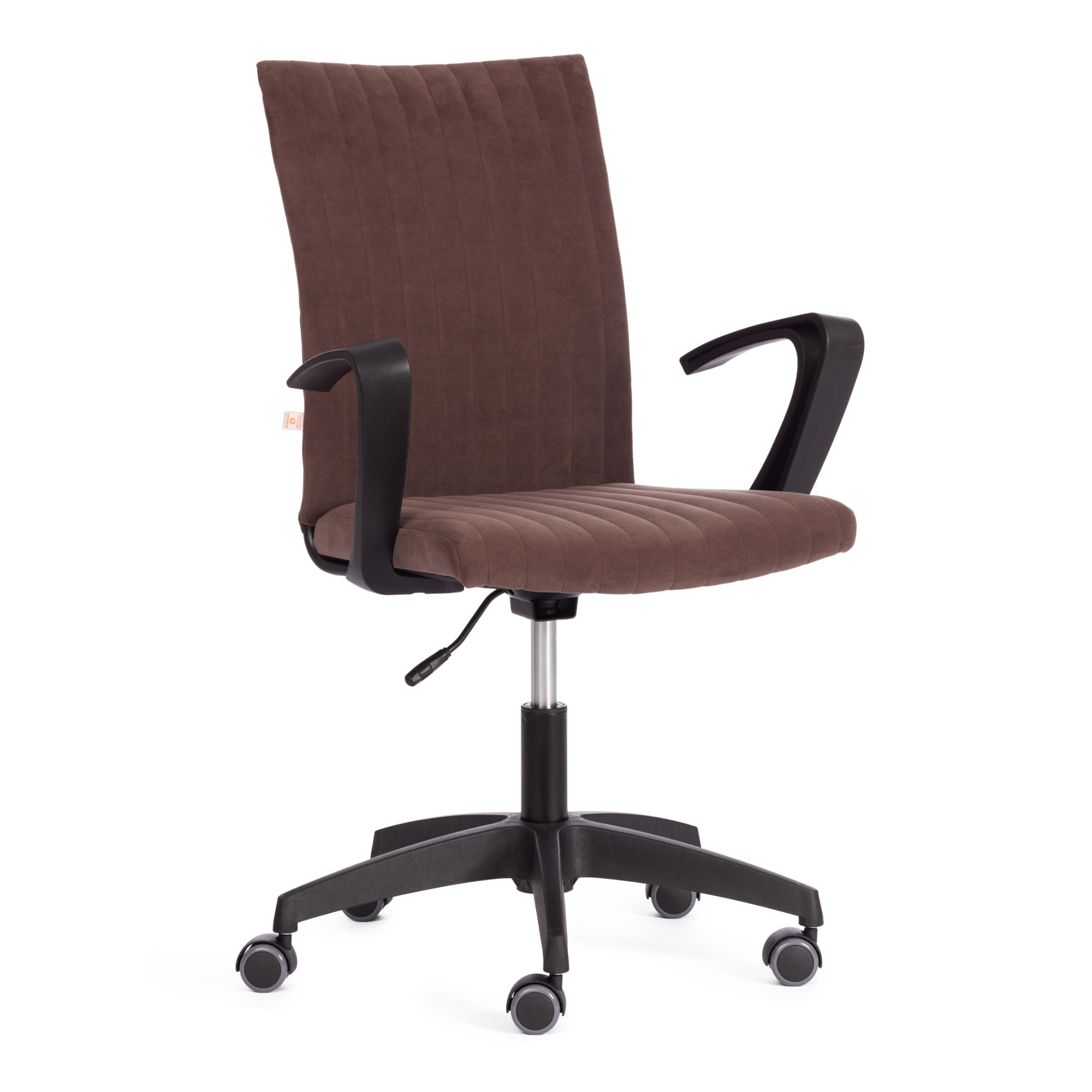 Кресло ТС Spark 6 флок коричневое, цвет черный
