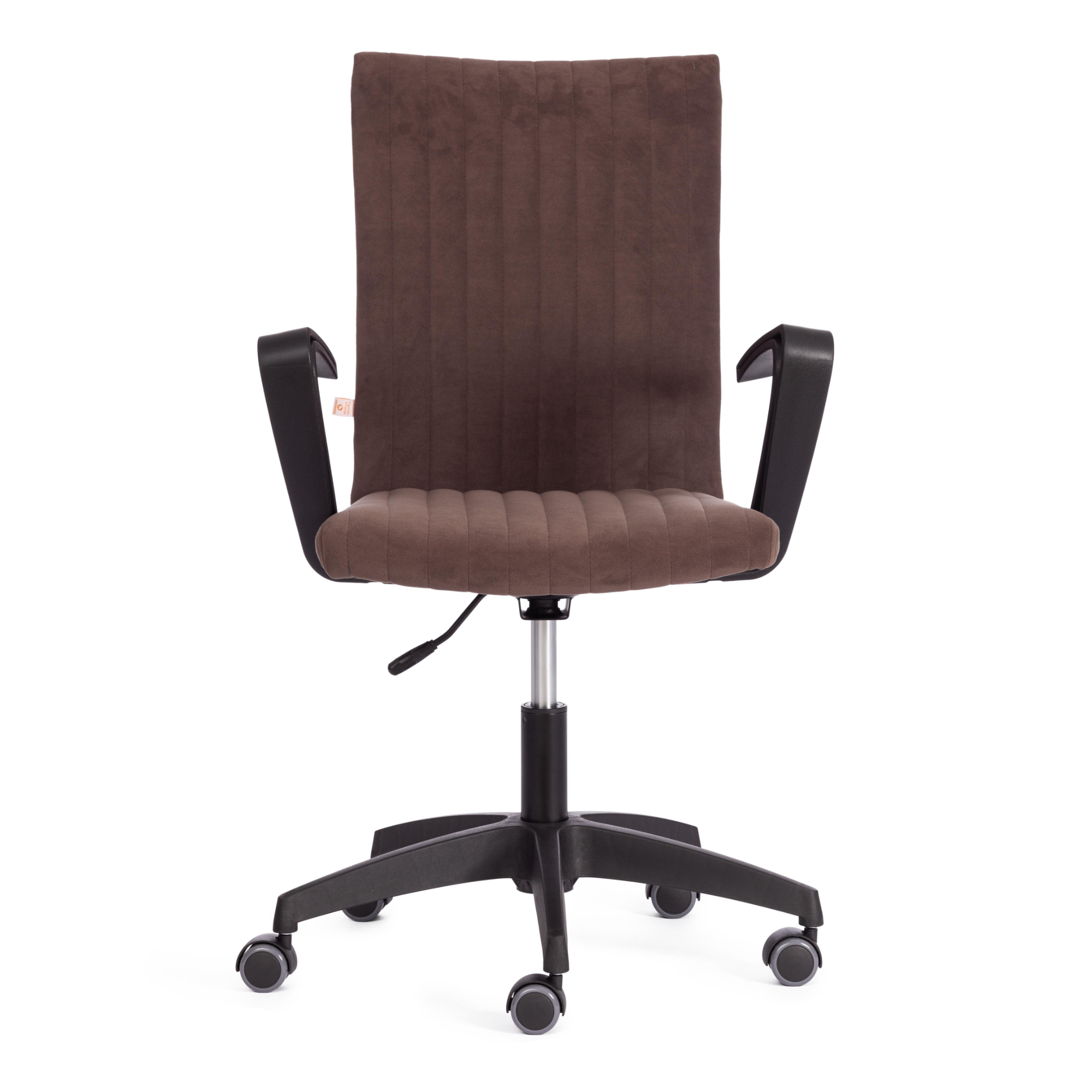 Кресло ТС Spark 6 флок коричневое, цвет черный - фото 3