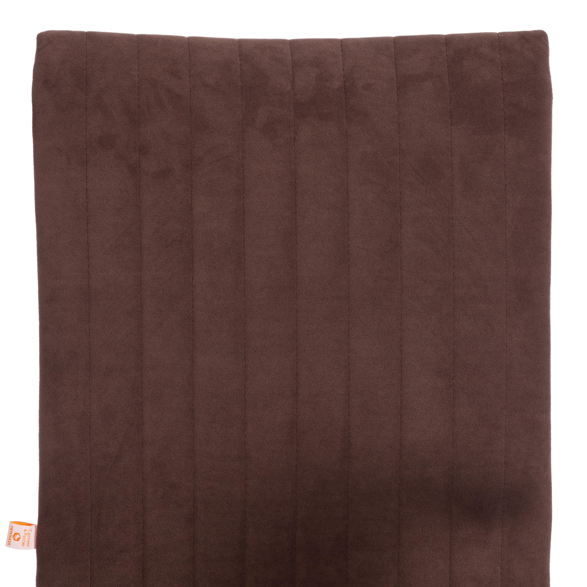 Кресло ТС Spark 6 флок коричневое, цвет черный - фото 8