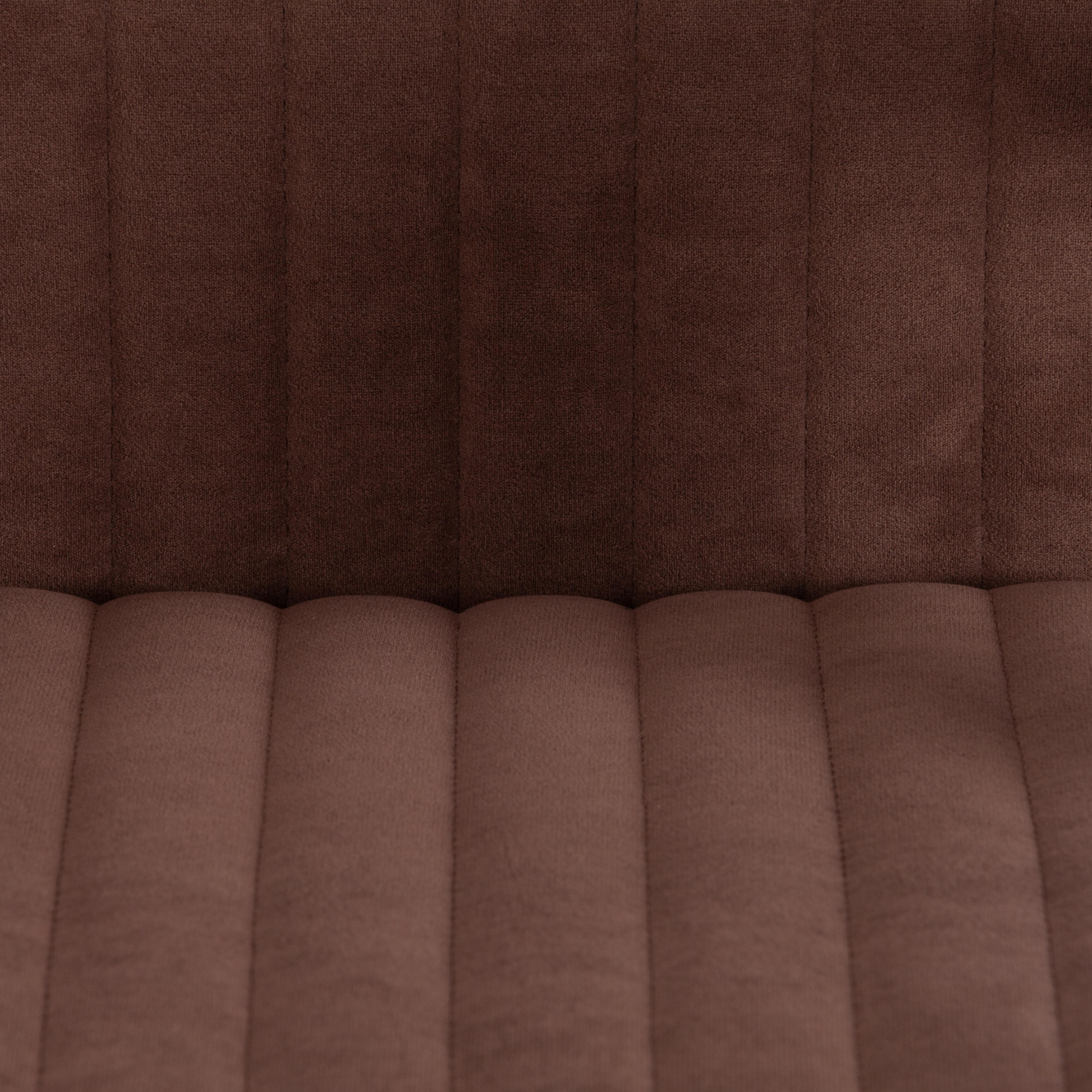 Кресло ТС Spark 6 флок коричневое, цвет черный - фото 9