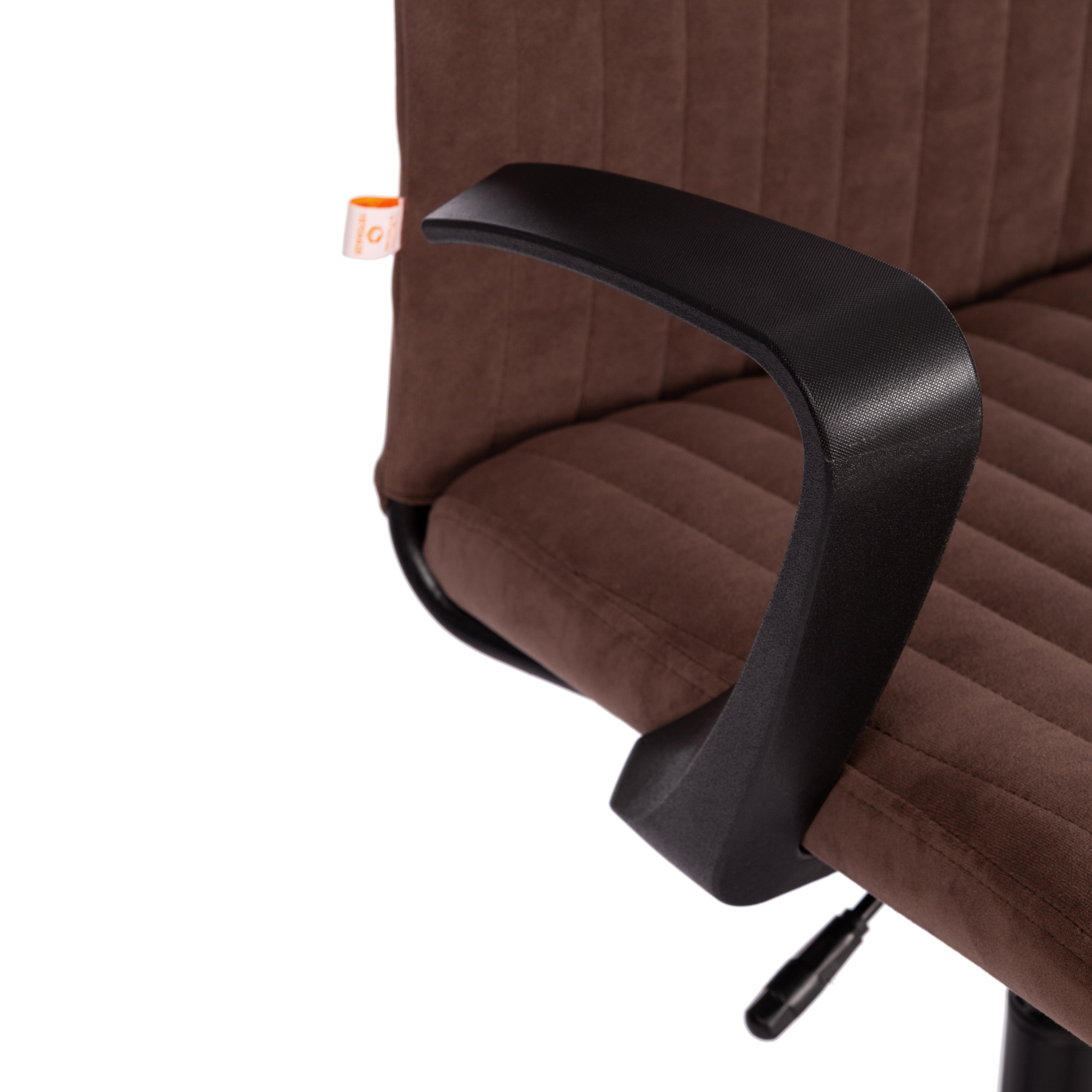 Кресло ТС Spark 6 флок коричневое, цвет черный - фото 10