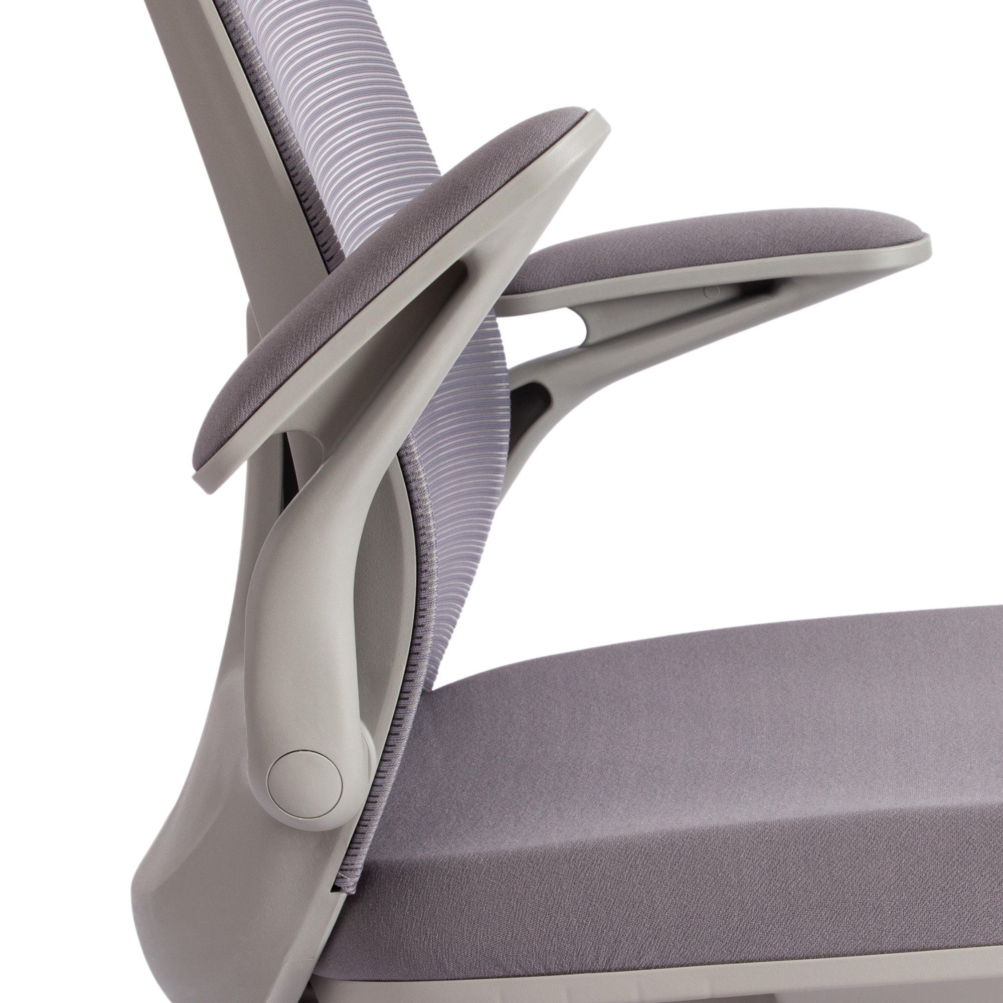 Кресло ТС Mesh 10 тканевое серое, цвет светло-серый - фото 10