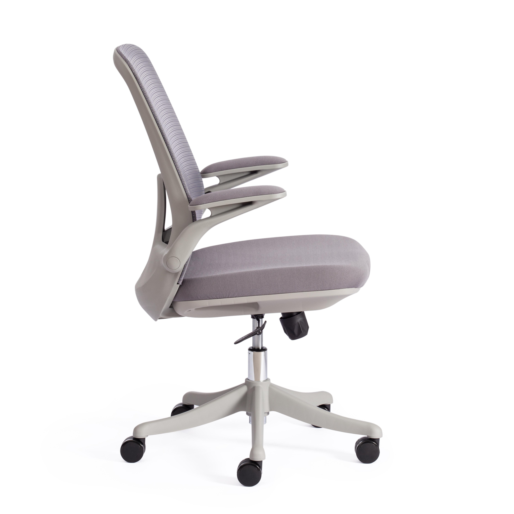 Кресло ТС Mesh 10 тканевое серое, цвет светло-серый - фото 4
