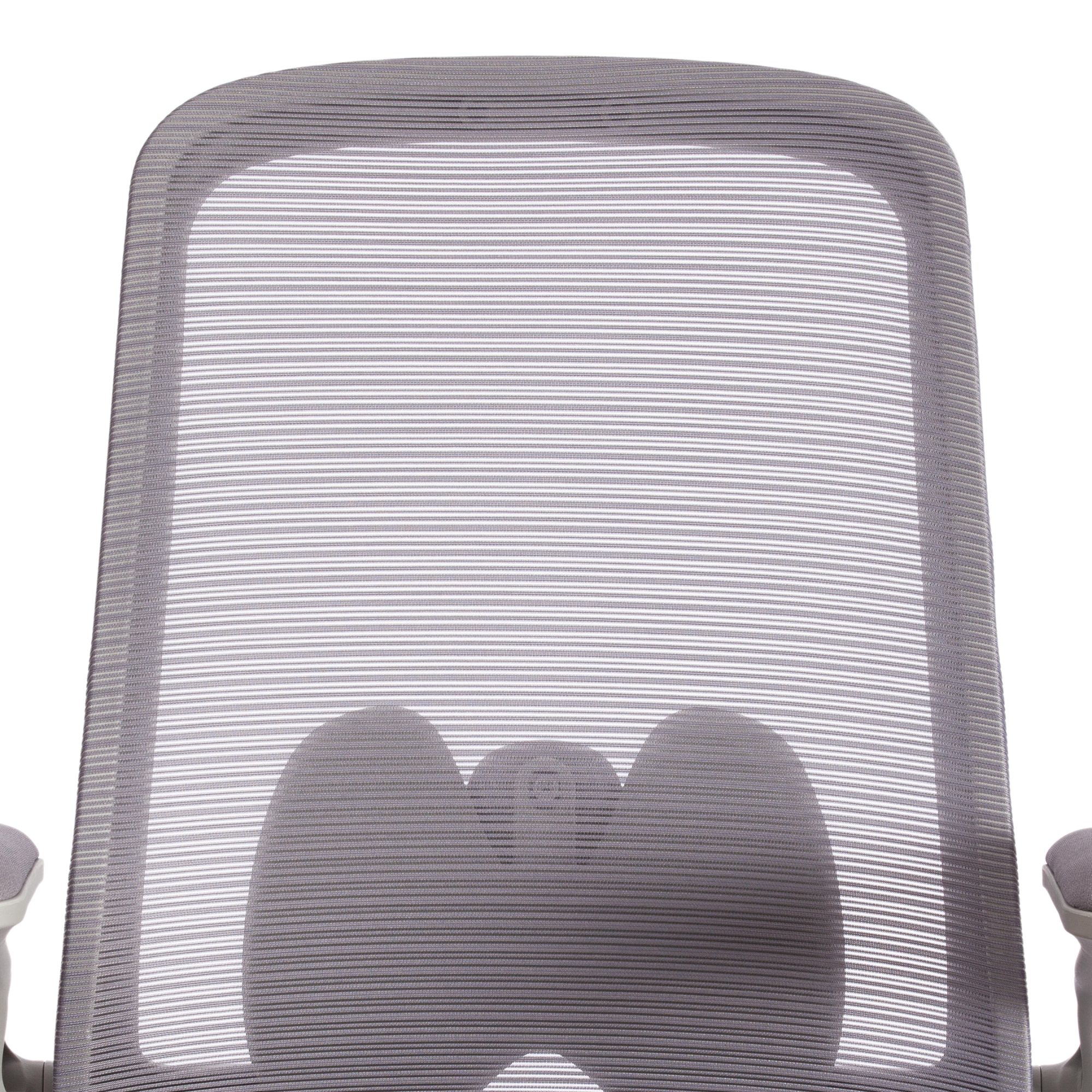 Кресло ТС Mesh 10 тканевое серое, цвет светло-серый - фото 7