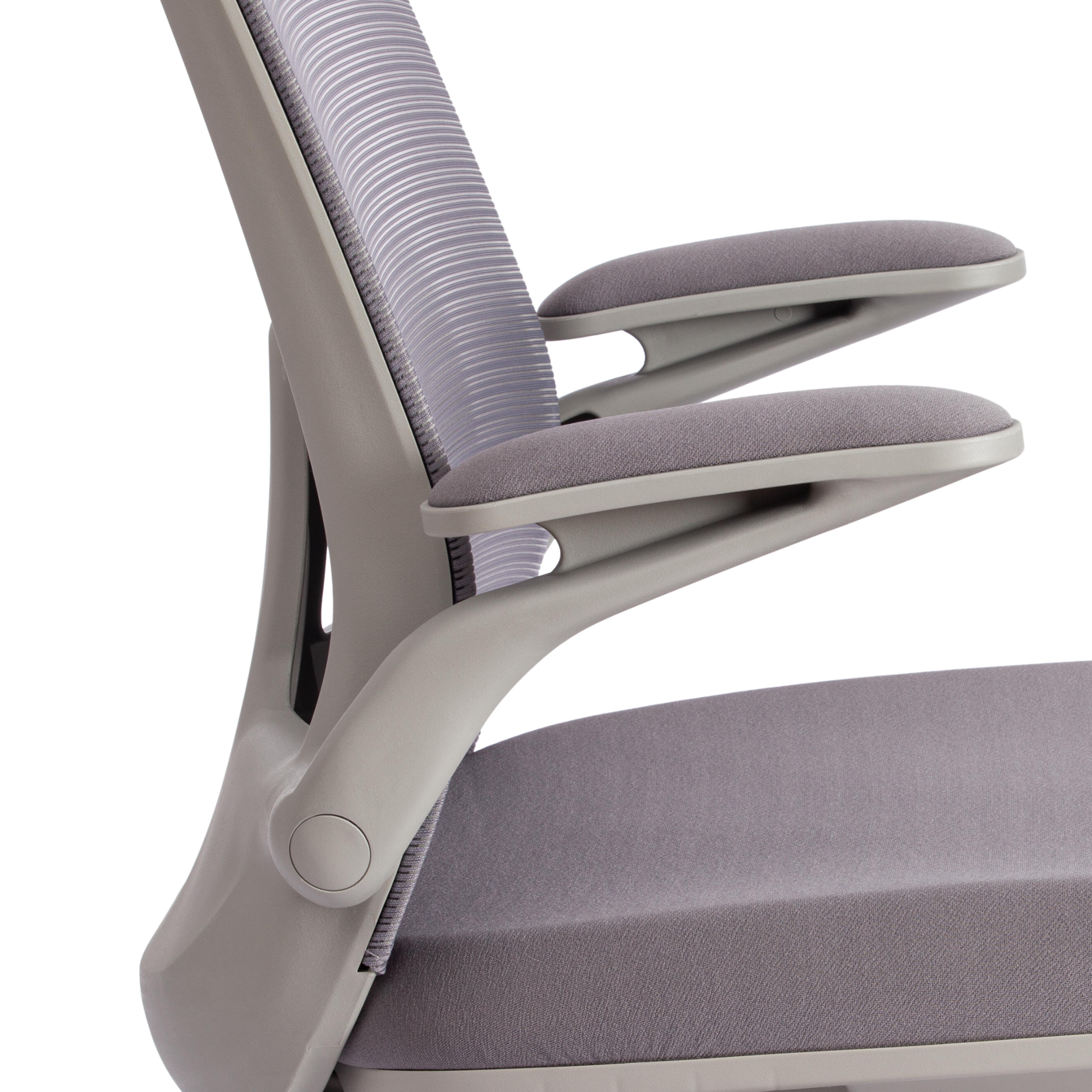 Кресло ТС Mesh 10 тканевое серое, цвет светло-серый - фото 9