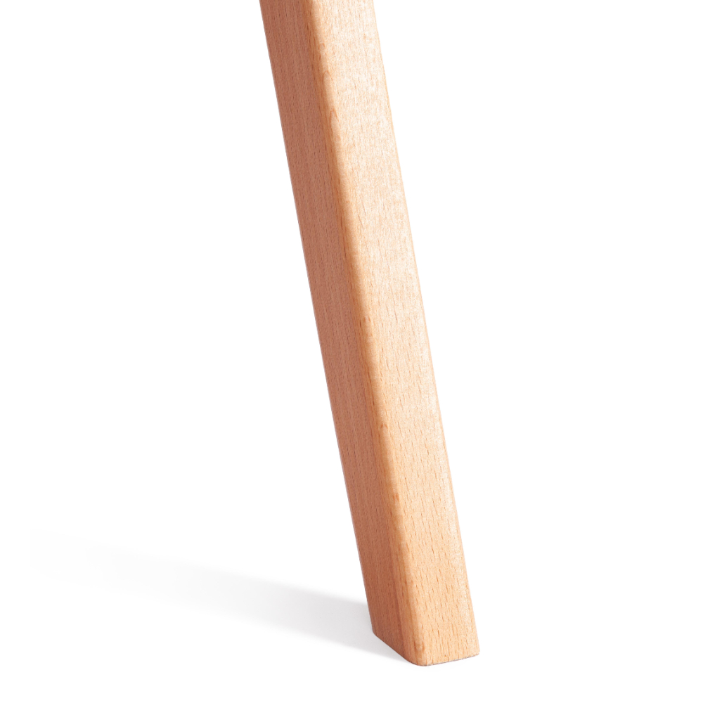Стул ТС Frutto деревянный с хлопком серый 46,5х60х77 см, цвет натуральное дерево - фото 10