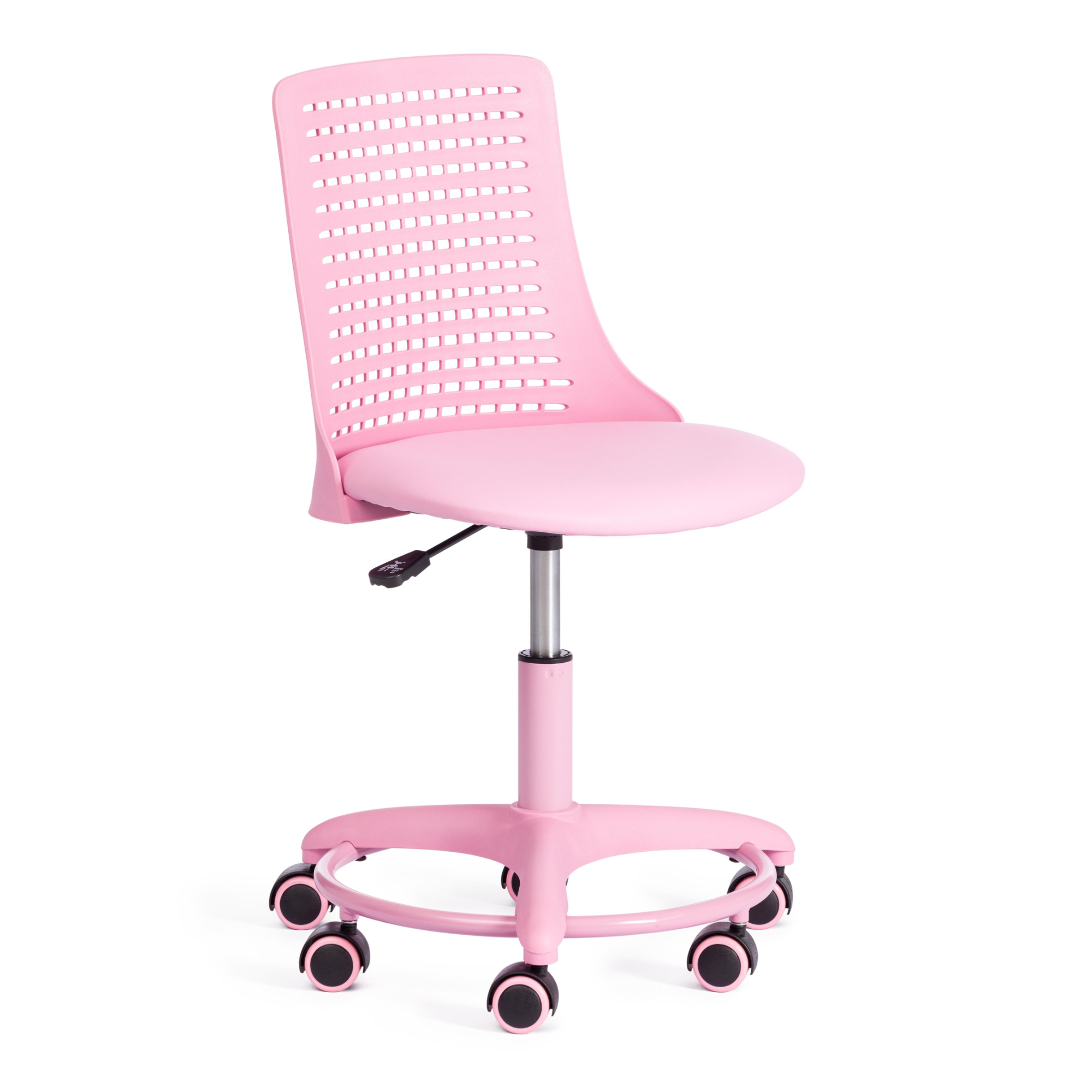 Кресло ТС из кожзаменителя розовое