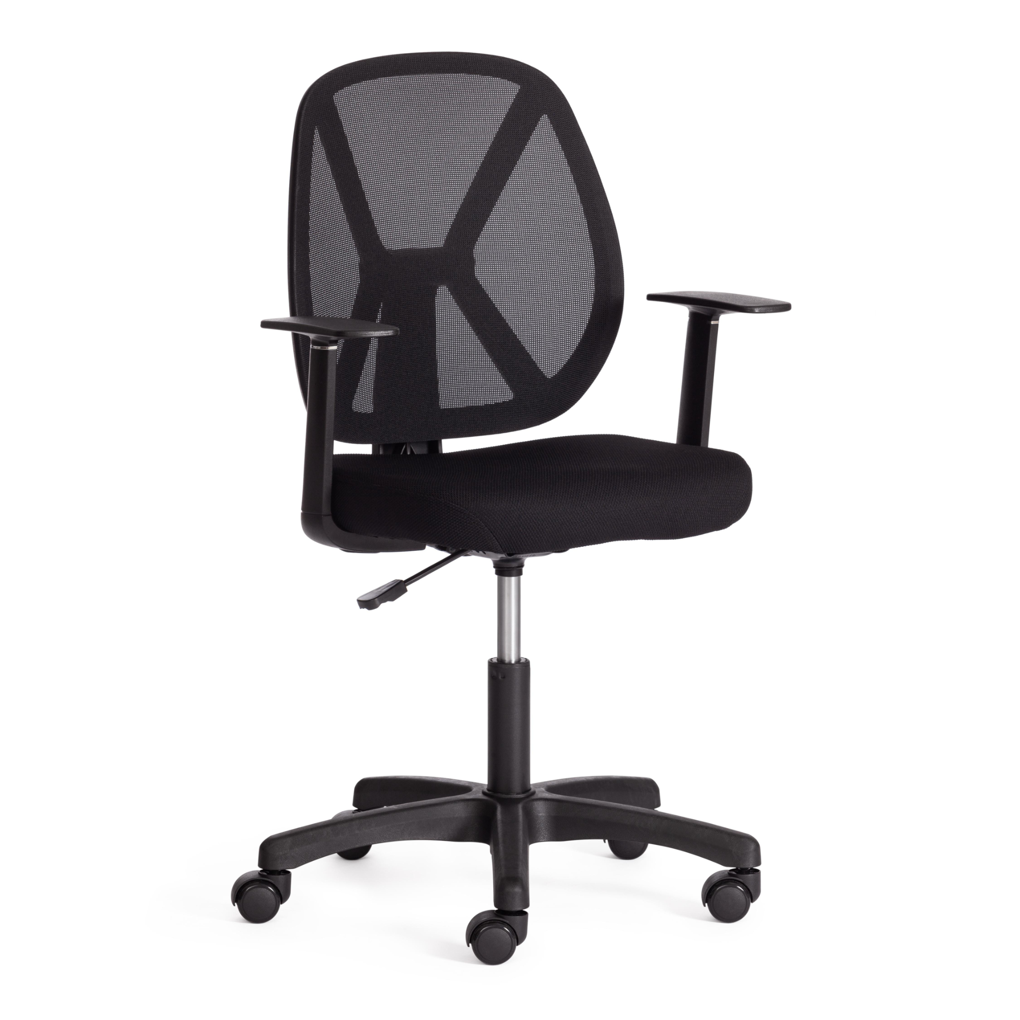 Кресло ТС Black черное (20206) кресло тс fly ткань 207 2603 черное с серым