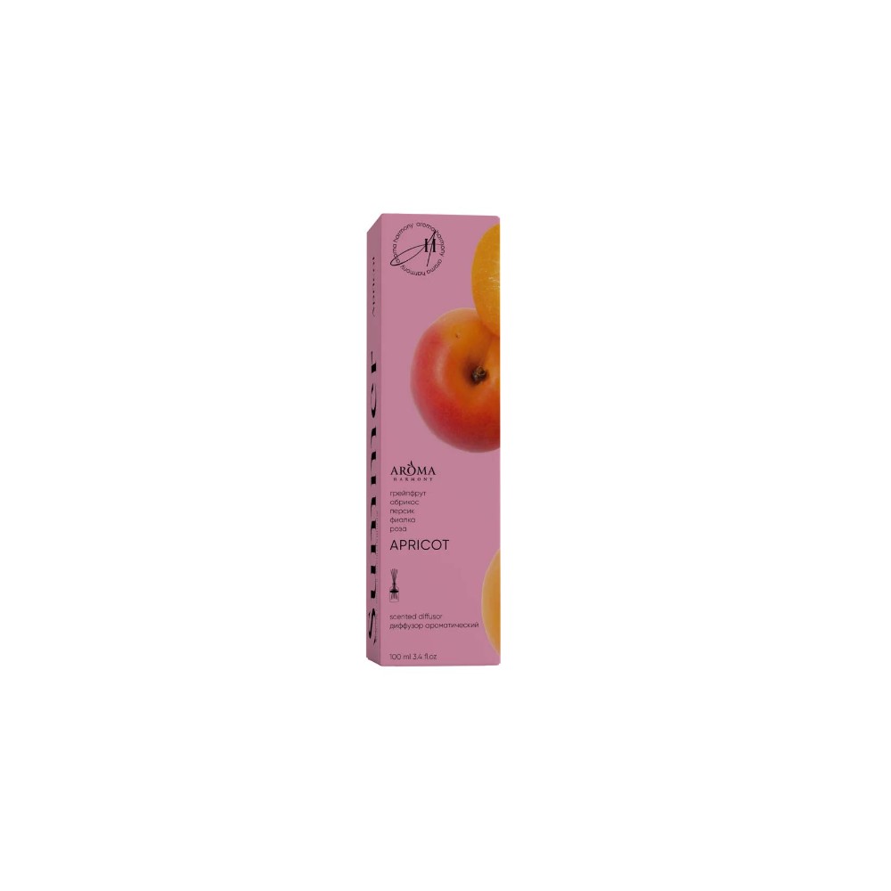 Диффузор ароматический Aroma Harmony Apricot лето 100 мл абрикос рубиста