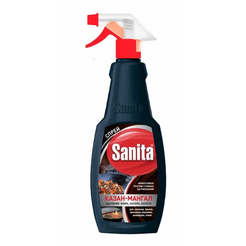 Чистящее средство Sanita Казан и мангал 500 мл чистящее средство sanita 1 минута 500 мл