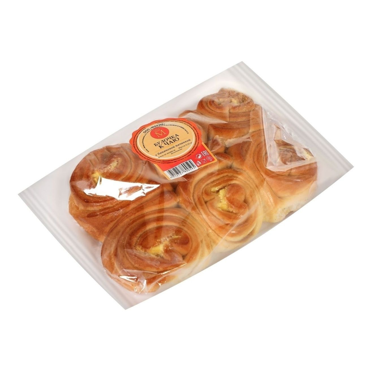 Булочка к чаю Пекарня Мария со сгущенкой 250 г 73₽