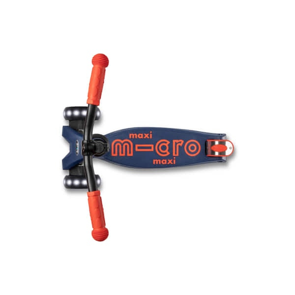 Самокат Maxi Micro Deluxe Pro LED Синий/Красный - фото 3