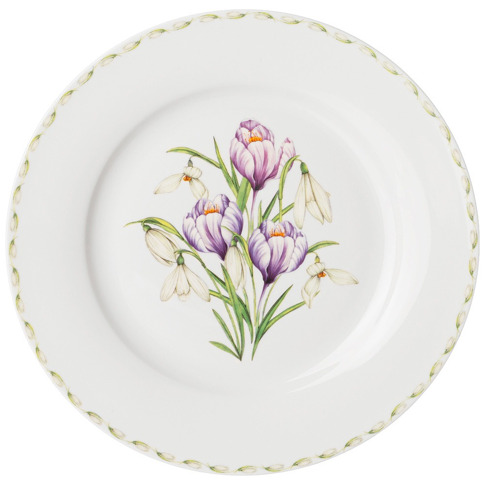 Тарелка закусочная Lefard Sunday цветы 20,5 см тарелка для кормления bon appetit c крышкой фиолетовый