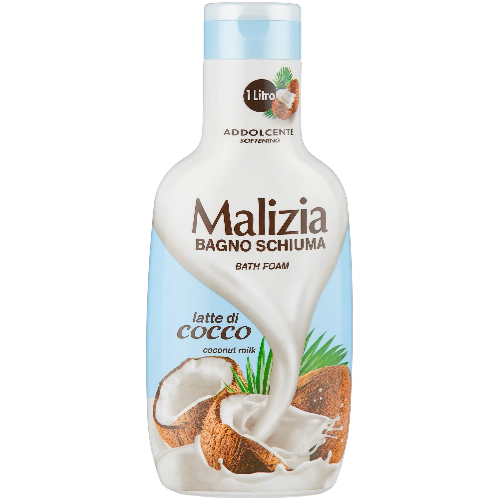 Пена для ванны Malizia Coconut milk 1000 мл