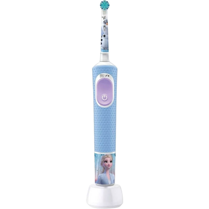 Электрическая зубная щетка Braun Oral-B Vitality Pro Kids D.103.413.2K Frozen зубная щетка детская kids safe с нано серебром от 4 до 6 лет