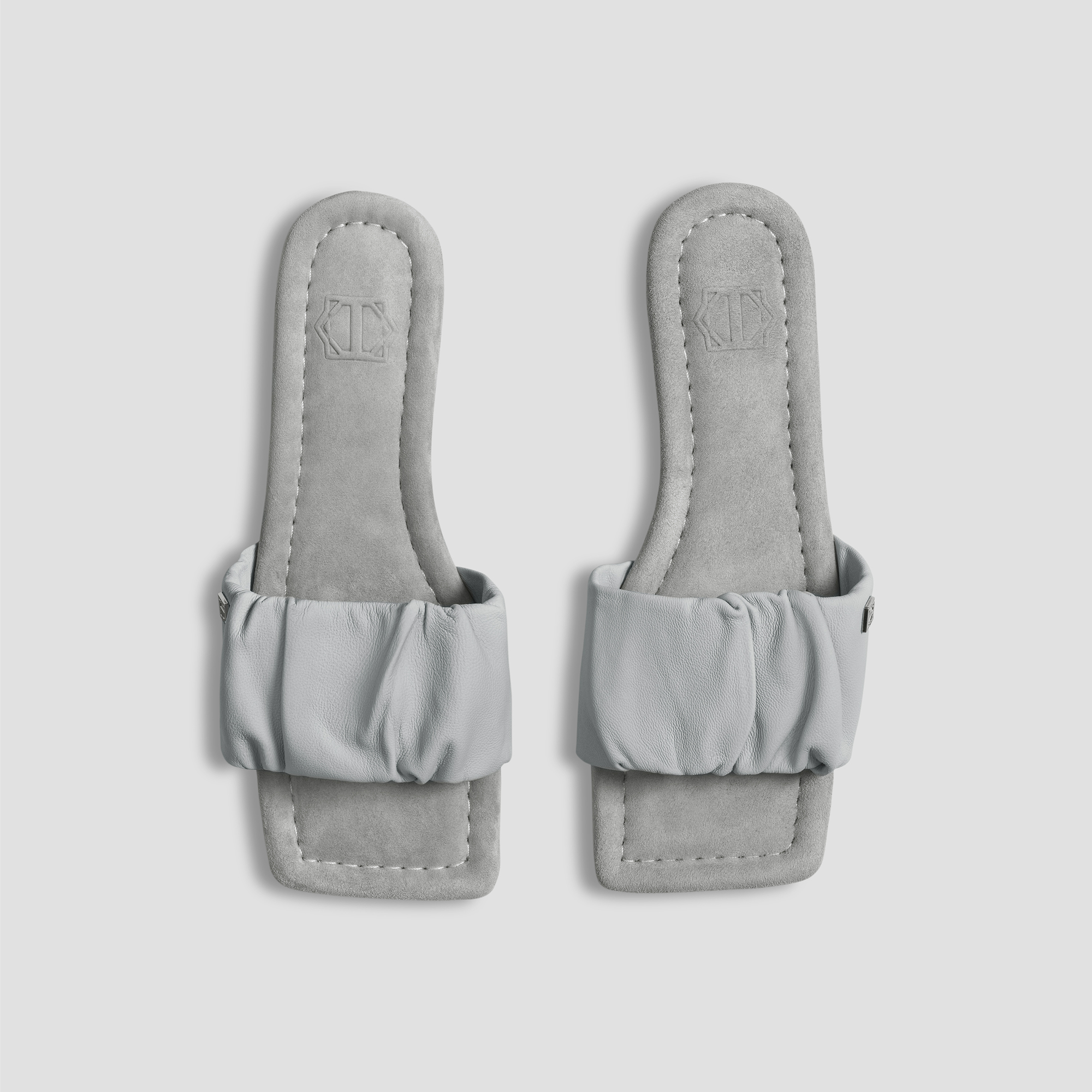 Тапочки Togas Амита серый женские кожаные р.36-37, размер 36-37