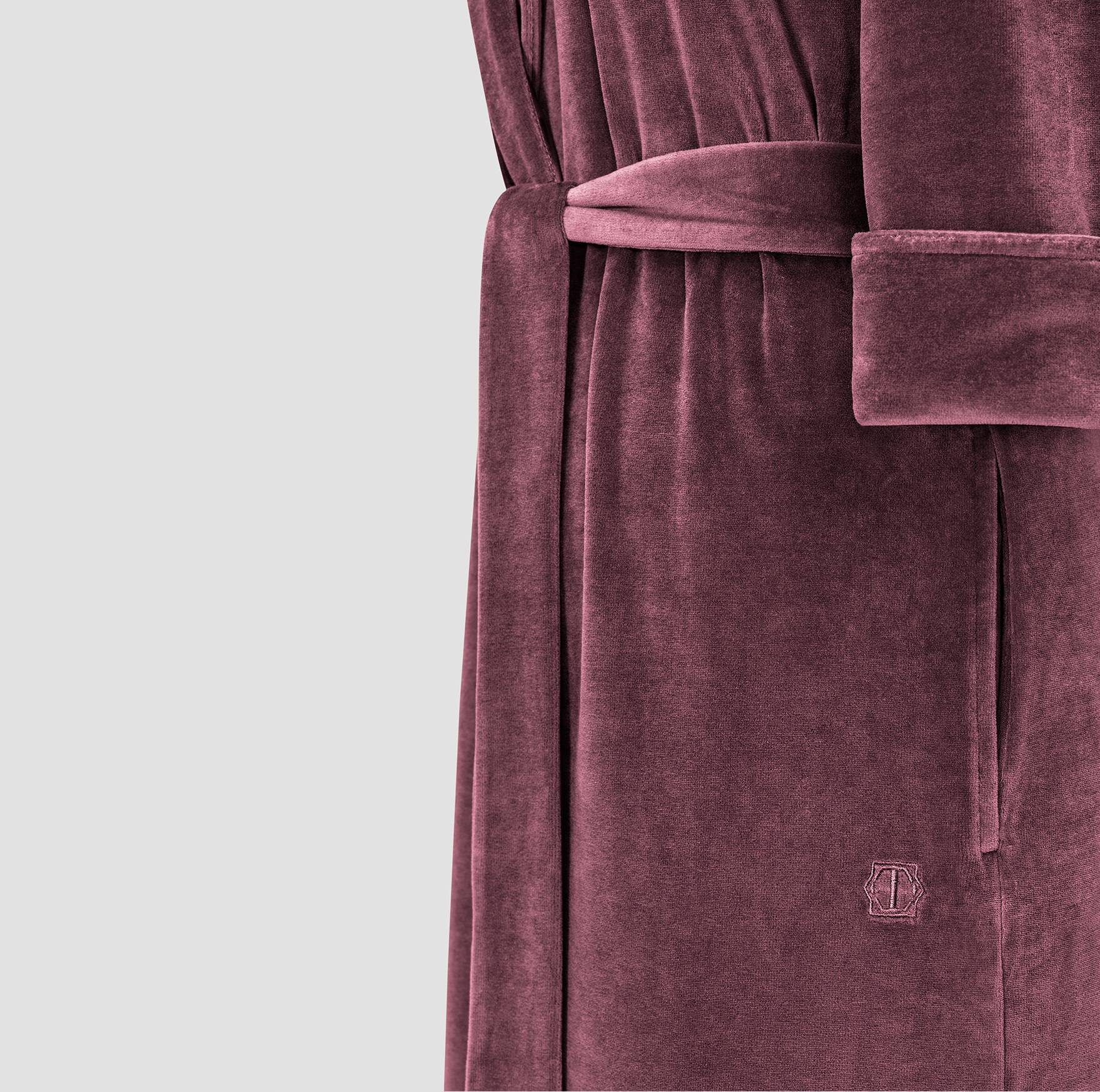 Халат Togas Ранье розовый велюровый XL(50), размер XL(50) - фото 4