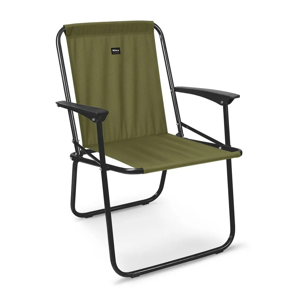 Кресло складное Ника хаки 58х60,5х75 см кресло туристическое складное р 35 х 35 х 56 см до 80 кг цвет хаки