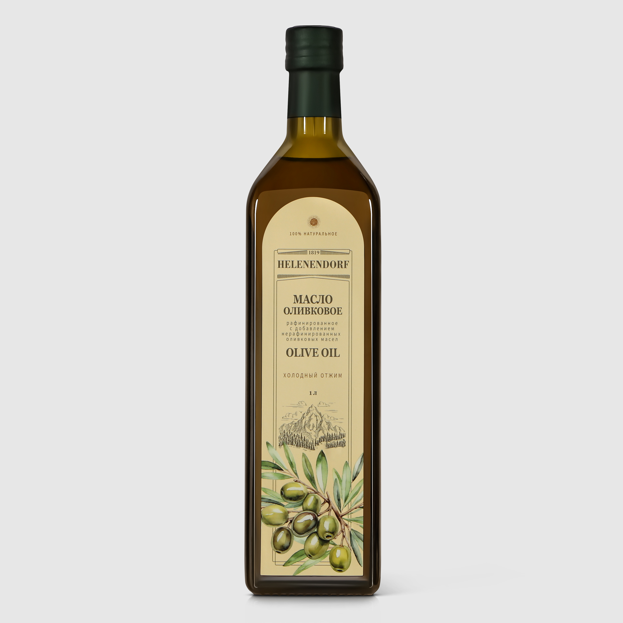 Масло оливковое Helenendorf 1 л масло оливковое itlv extra virgin balancio 500 мл стеклянная бутылка