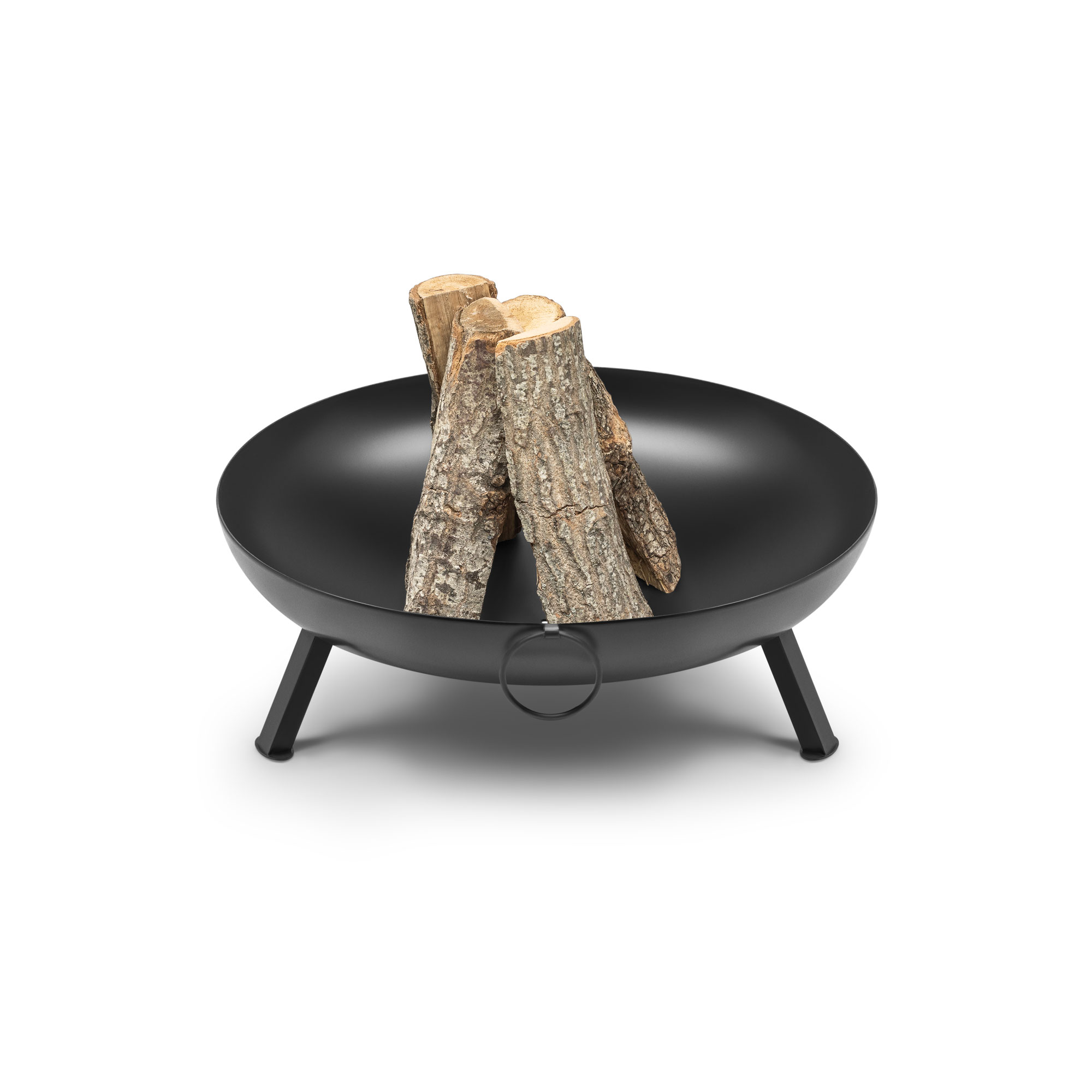 фото Очаг-гриль костровой favilla bbq bombe 480 black 48х48х30 см