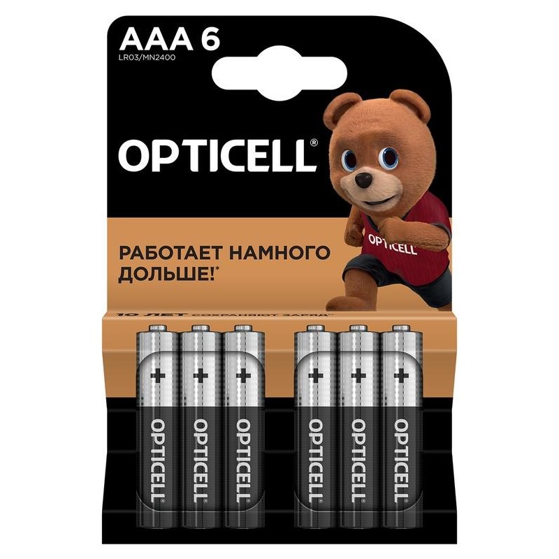 Батарейки Opticell AAA 6 шт