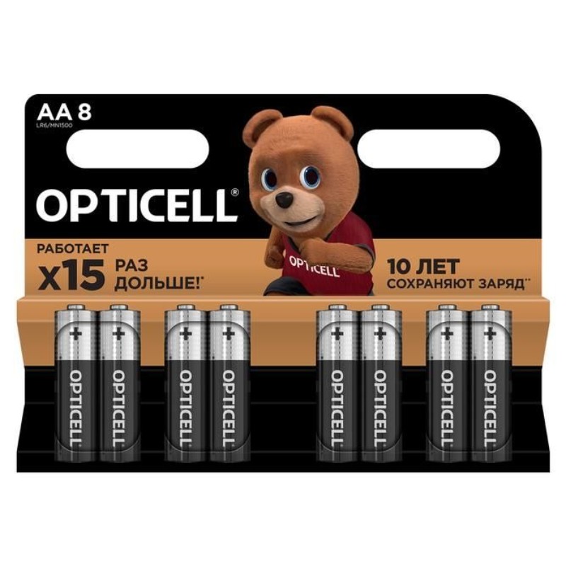 Батарейки Opticell AA 8 шт