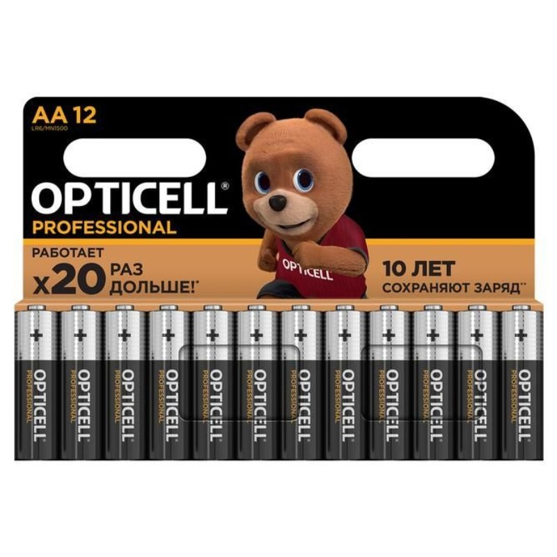 Батарейки Opticell Professional  AA 12 шт