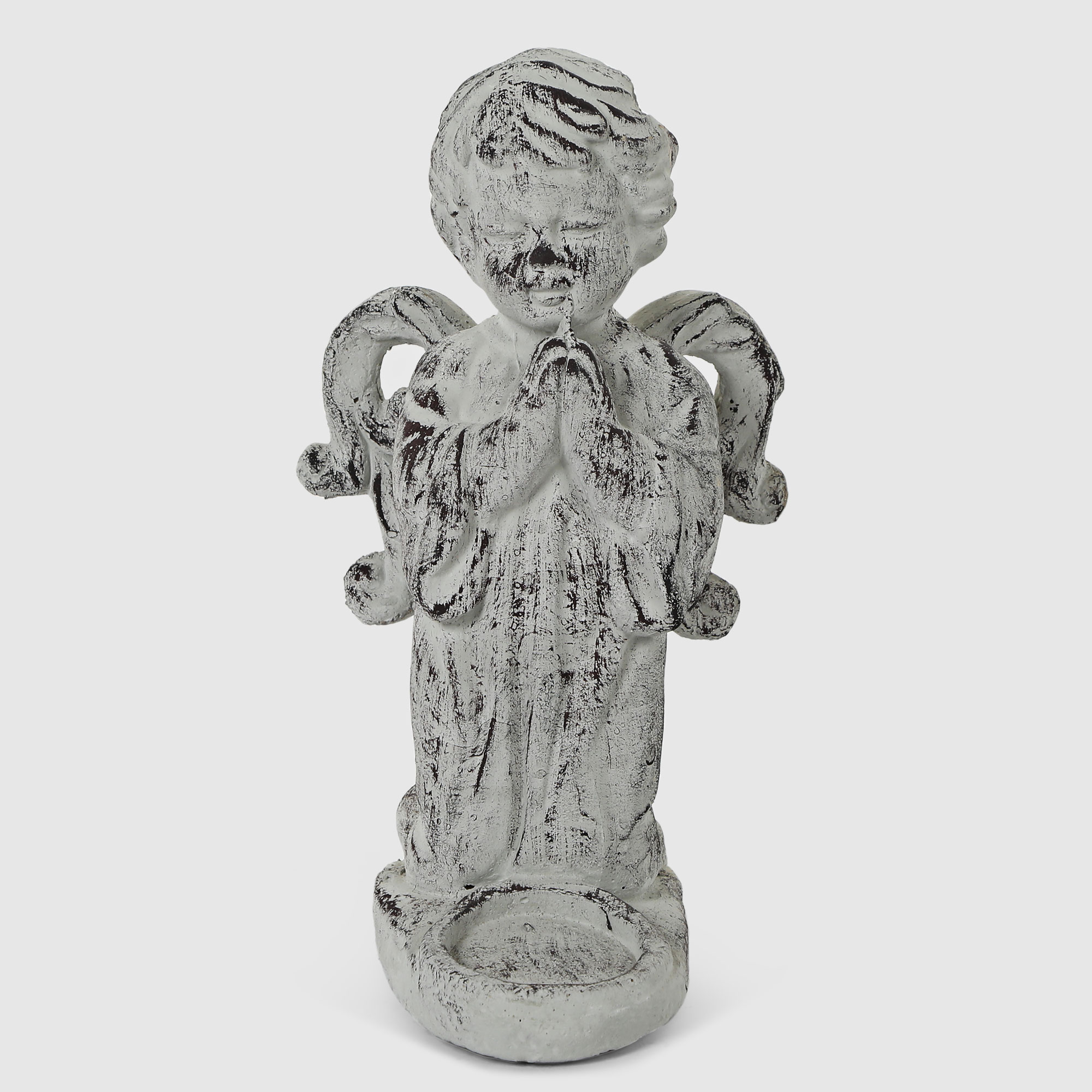 

Фигура Dekor pap ангел 15,5х13,5х23 см, Серый
