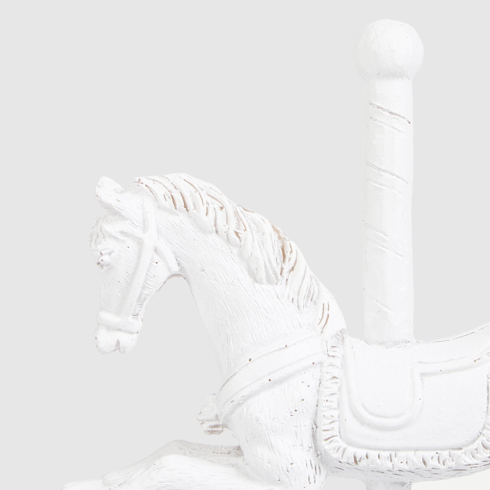 Фигурка лошади Dekor pap декоративная 14х6х16 см, цвет белый - фото 4