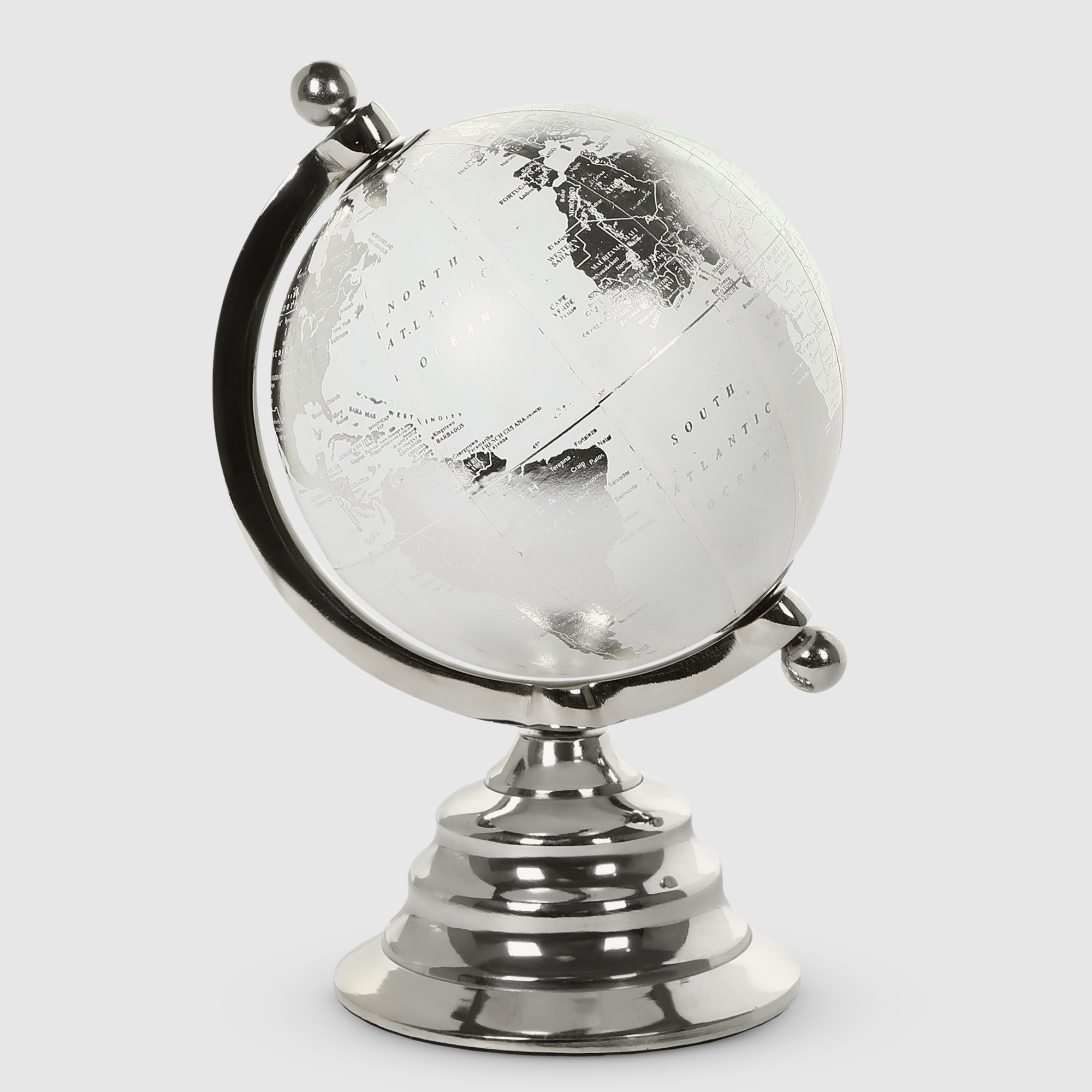 Глобус Dekor pap декоративный 17х15х27 см, цвет металлический