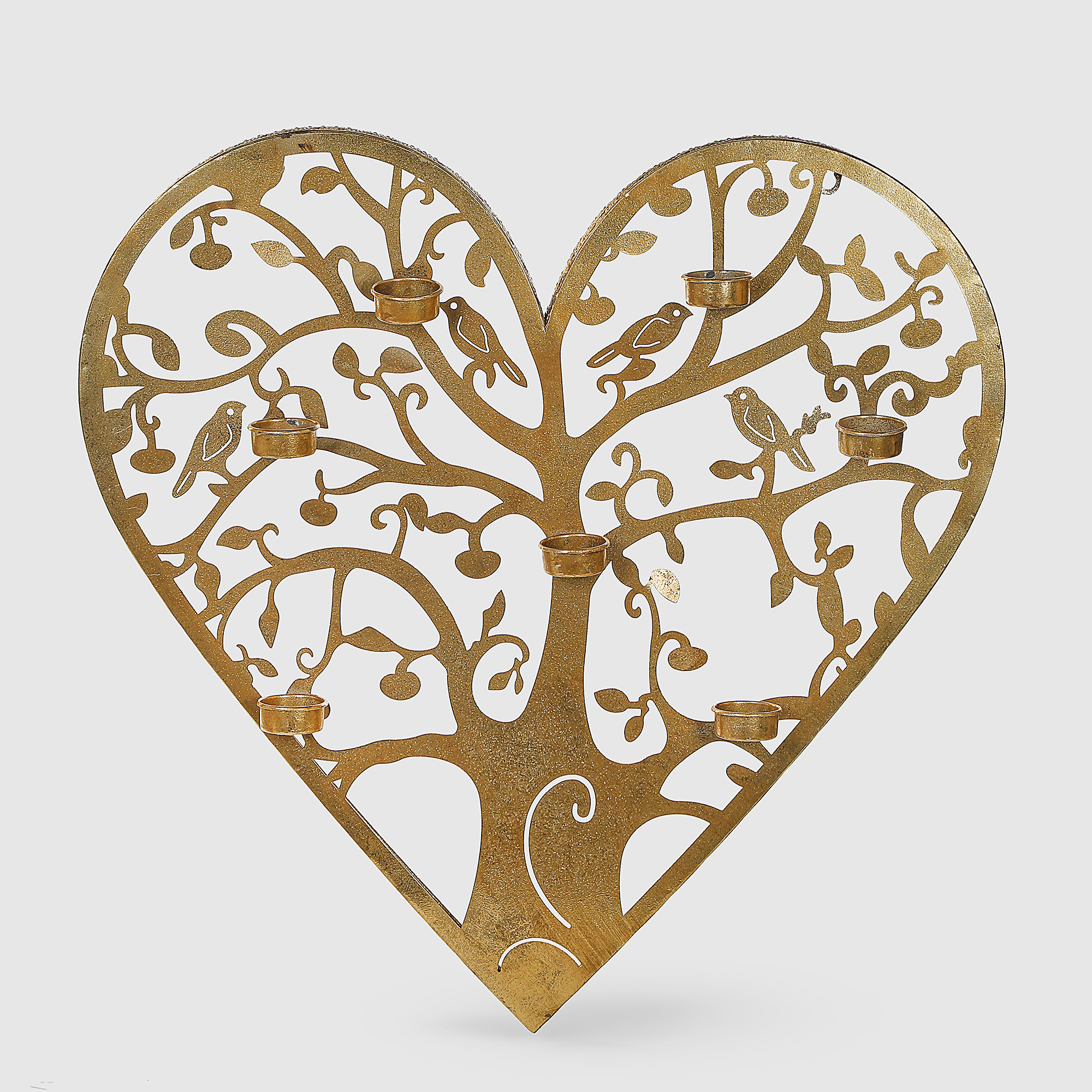 Фигура сердце Dekor pap декоративная 60х8,5 см, цвет золотистый