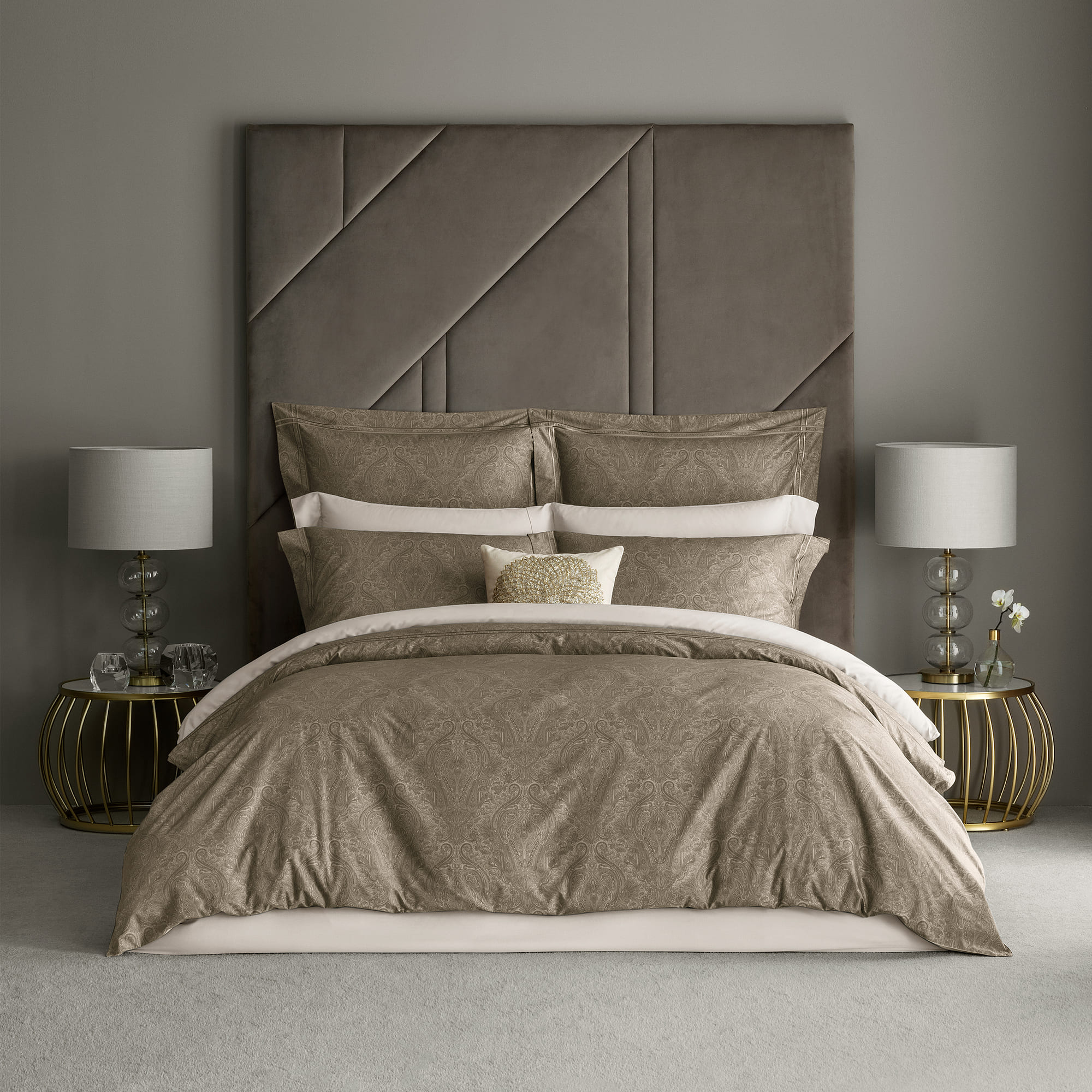 Комплект постельного белья Togas Лавинье коричневый Полуторный, размер Полуторный - фото 1