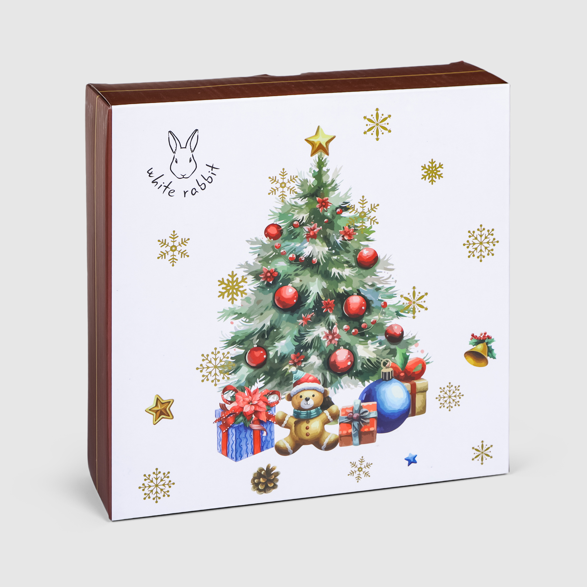 Салатник White Rabbit Christmas красный 17,5х17,5х4,5 см Вид№5