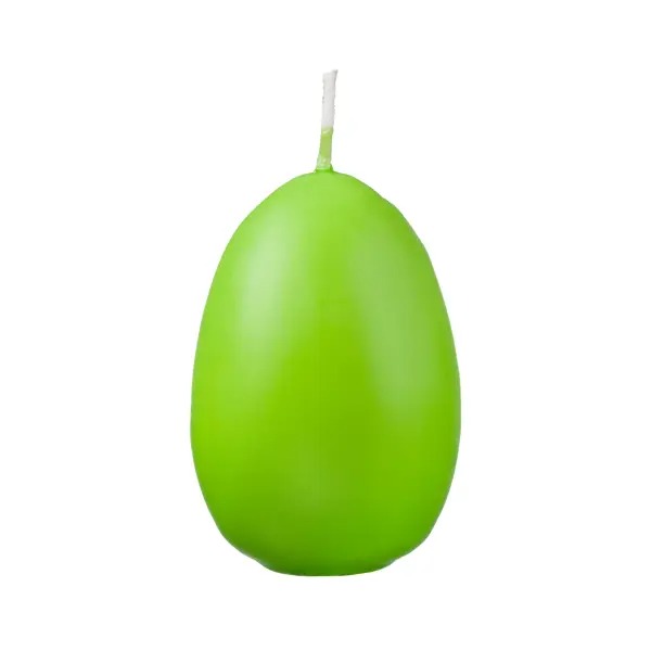 Свеча Home Interiors яйцо пасхальное 6 см в ассортименте, цвет зеленый